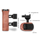 SmallRig Wooden Side Handle with NATO Clamp