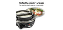 Electric Egg Cooker and Steamer - Black