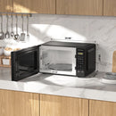 Hamilton Beach 0.9 Cu Ft Countertop Microwave Oven - 900 Watts Black Stainless Steel
