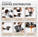 54mm Espresso Weighted Distributor - Tamper
