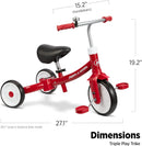 Convertible 3-in-1 Toddler Bike - Red