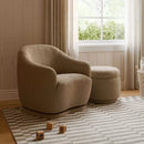 Foy Glider Accent Chair - Sand Boucle