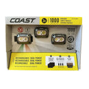Rechargeable Dual Power Headlamps - Pack of 3