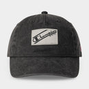 Champion Adult Pigment-Washed Twill Baseball Hat - Black
