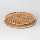 Rattan Cane Chargers - 2-Pack