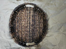 Handwoven Serving Trays - Brown