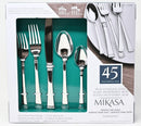 Mikasa Harmony 45-Piece Flatware Set - Service For 8 - Stainless Steel
