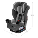 All4Stages Slim 4-in-1 Convertible Car Seat - Baldwin Gray