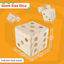 Hey! Play! Giant Wooden Yard Dice Outdoor Lawn Game