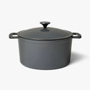 7.5qt Enamel Dutch Oven - Dark Gray