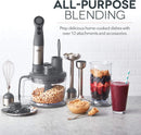 Chef Series Deluxe Immersion Hand Blender – Grey