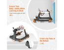 2-in-1 Baby Walker - Foldable Activity Push Walker