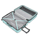 Checkered Hardside Carry On Spinner Suitcase - Mint Green