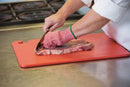 San Jamar Cutting Board, Co-Polymer, Red, 20" Length, 15" Width, 1/2" Thickness - CB152012RD