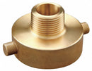 Moon American Fire Hose Adapter, Pin Lug, Fitting Material Brass x Brass, Fitting Size 1-1/2 in x 1-1/2 in - 369-1561521