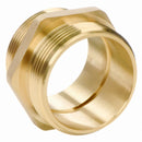 Moon American Fire Hose Adapter, Hex, Fitting Material Brass x Brass, Fitting Size 4 in x 4 in - 358-4064021