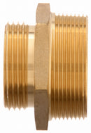Moon American Fire Hose Adapter, Hex, Fitting Material Brass x Brass, Fitting Size 2-1/2 in x 3 in x 2-1/2 in - 358-3062521
