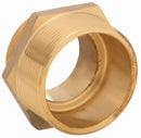 Moon American Fire Hose Adapter, Hex, Fitting Material Brass x Brass, Fitting Size 2 in x 1-1/2 in - 358-2061521