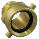 Moon American Fire Hose Adapter, Pin Lug, Fitting Material Brass x Brass, Fitting Size 2-1/2 in x 2-1/2 in - 363-25225621