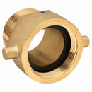 Moon American Fire Hose Adapter, Pin Lug, Fitting Material Brass x Brass, Fitting Size 1-1/2 in x 1-1/2 in - 363-1511561