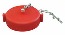 Moon American Hydrant Cap, Rocker Lug, Material Plastic, Breakable No, Red - 664-25