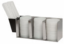San Jamar Countertop-Mount Lid Dispenser, Holds Adjustable Lids - L1014