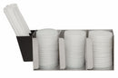 San Jamar Countertop-Mount Lid Dispenser, Holds Adjustable Lids - L1014