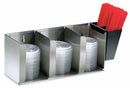 San Jamar Countertop-Mount Lid Dispenser, Holds Adjustable Lids - L1022