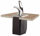 San Jamar Condiment Pump with Box, Chrome - P4100