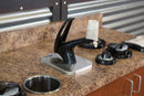 San Jamar Condiment Pump with Box, Black - P4100BK