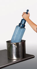 San Jamar Food Chiller, Freezable, 128 oz. Capacity, 15 x 5 x 5" - RCU128V2GR