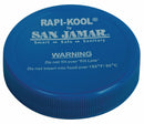 San Jamar 1/2 x 2" Food Chiller Replacement Cap, Blue - RCUCAPPAK