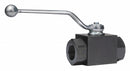Dynaquip Ball Valve, Carbon Steel, Inline, 3-Piece, Pipe Size 1 in, Connection Type FNPT x FNPT - VAE2.A0 1