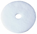 Tough Guy 17 in Melamine Sponge Round Floor Pad, 150 to 300 rpm, White, 5 PK - 6DNA7