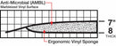 Condor Antifatigue Mat, Vinyl, 3 ft x 2 ft, 1 EA - 6FHF8