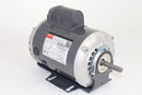 Dayton 1/3 HP Belt Drive Motor, Capacitor-Start, 1725 Nameplate RPM, 115/230 Voltage, Frame 48Z - 6K490