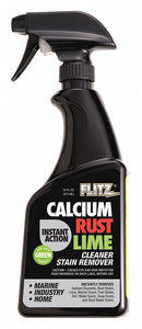 Flitz Rust Remover, 16 oz. Cleaner Container Size, Trigger Spray Bottle Cleaner Container Type - CR 01606