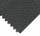 Notrax Antifatigue Mat, Rubber, 3 ft x 3 ft, 1 EA - 557S0033BL