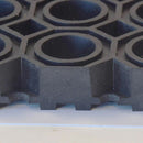 Notrax Outdoor Entrance Mat, 3 ft L, 27 in W, 1/2 in Thick, Rectangle, Black - 599S0023BL