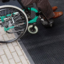 Notrax Outdoor Entrance Mat, 3 ft L, 27 in W, 1/2 in Thick, Rectangle, Black - 599S0023BL