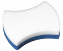 3M 5 1/8 in x 2 7/8 in Polymeric Foam, Urethane Scouring Pad, Blue, White, 4PK - 4004CC
