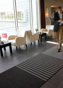 Notrax Indoor Entrance Runner, 12 ft L, 3 ft W, 3/8 in Thick, Rectangle, Charcoal - 137S0312BL