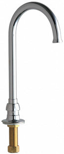 Chicago Faucets Spout, Fits Brand Chicago Faucets, Faucet Spout Shape Gooseneck - 626-FCABCP