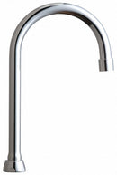 Chicago Faucets Spout, Fits Brand Chicago Faucets, Faucet Spout Shape Gooseneck - GN2BFCJKABCP