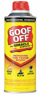 Goof Off Adhesive, Grease, Marker, Paint, Tar Remover, 16 oz., Non Aerosol Can, Ready to Use - FG654