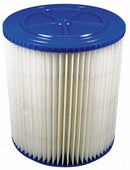 Tough Guy Cartridge Filter, Paper, Standard Filtration Type, For Vacuum Type Shop Vacuum - 6XMZ7