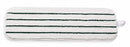 3M Microfiber Quick Change 5 1/2 in x 18 in Wet Mop Head, White / Green Stripes - 55594