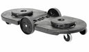 Rubbermaid Tandem Container Dolly, 400 lb Load Capacity, Round, 2 Max. No. of Containers - FG264600BLA