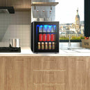 60 Can Beverage Mini Refrigerator With Glass Door