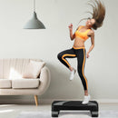 31 Inch Adjustable Exercise Aerobic Stepper With Non-Slip Pads-Gray